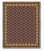 New Orleans Fleur De Lis Tapestry Throw